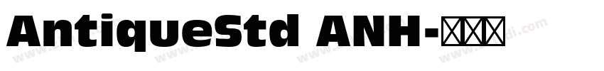 AntiqueStd ANH字体转换